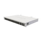 Mikrotik crs354-48g-4s+2q+rm switches suppliers in dubai | uae | africa | mena 1899 m | If you are looking for a single switch that will put your network setup ahead of the curve without costing a fortune, look no further. The new CRS354-48G-4S+2Q+RM is an effective and adaptable rackmount solution for managing networks in demanding and busy environments. With this product we aim to set a new price-performance bar – get more features while spending way less!