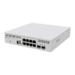 2280 m | The world of networking is on the move. Even small offices are shifting from Gigabit connections to the lightning-fast realm of 2.5 Gigabit connectivity. With CRS310-8G+2S+IN, we aim to give you the tools to outpace your competition with a strong combination of eight 2.5 Gigabit Ethernet ports and two 10 Gigabit SFP+ ports in a compact, powerful package! Furthermore, these SFP+ cages support multiple data rates: 1G, 2.5G, and 10G. So you can use this switch as a 10x 2.5G switch, if needed. Classic MikroTik flexibility!