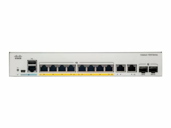 Cisco C1000-8T-2G-L 8 x Ports RJ-45 + 2 Ports SFP Network Switch