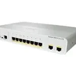 WS C2960CPD 8PT L | Cisco WS-C2960CPD-8PT-L Catalyst 2960-C 2960CPD-8PT-L 8x Ports PoE 10/100-Base-TX + 2x SFP Ports PoE+ Layer2 Managed Gigabit Ethernet Network Switch