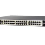 WS C3750E 48PD E | Cisco WS-C3750E-48PD-E Catalyst 3750-E 48x Ports PoE 10/100/1000Base-T + 2 x X2 Ports Layer3 Managed 1U Rack-mountable Gigabit Ethernet Stackable Network Switch