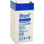 Ultracell -12v 5ah rechargeable vrla lead acid battery -ul5-12 suppliers in dubai | uae | africa | mena ultracell 12v 5ah rechargeable vrla lead acid battery ul5 12 1 300x300 1 | Ultracell - 12V 5AH Rechargeable VRLA Lead Acid Battery - UL5-12: The UL5-12 shines as a cost-effective power solution with its 5 ampere-hour capacity. Its VRLA lead-acid technology ensures steady and dependable power delivery, making it an ideal choice for home security systems, emergency lighting, and small appliances.